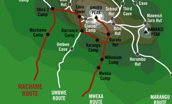 6 DAYS MACHAME ROUTE-MT KILIMANJARO TREKKING