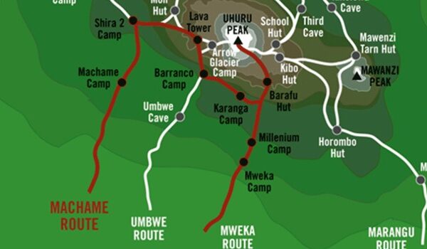 6 DAYS MACHAME ROUTE-MT KILIMANJARO TREKKING